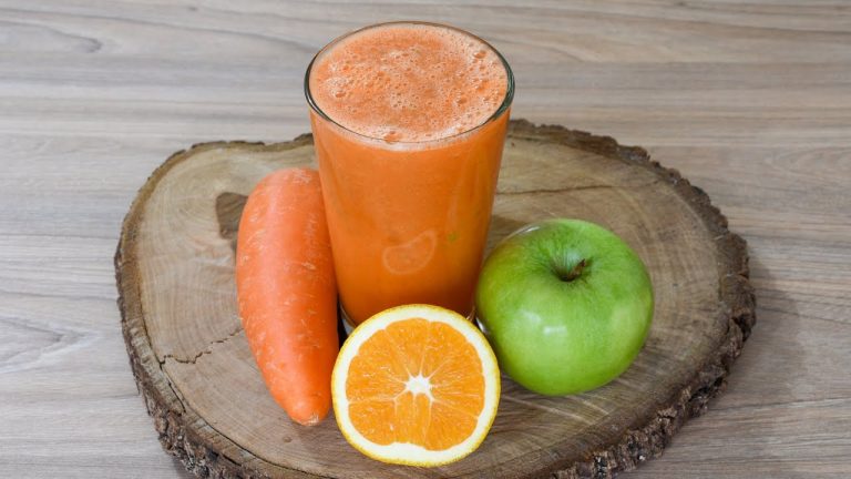 batido de zanahoria manzana y naranja