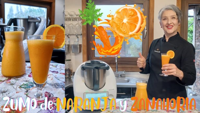 batido de zanahoria y naranja thermomix