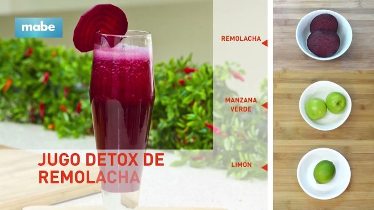 batido detox de remolacha