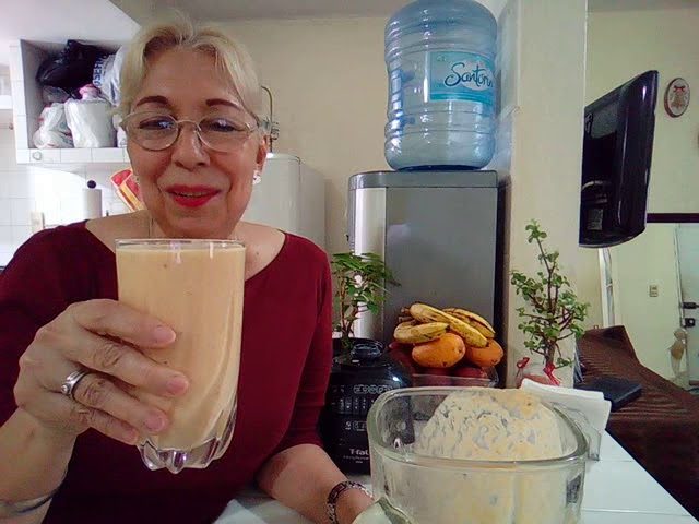 batido leche de coco