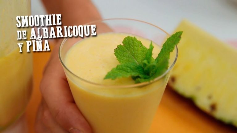 smoothie de albaricoque