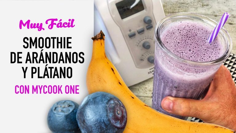 smoothie de arandanos y platano