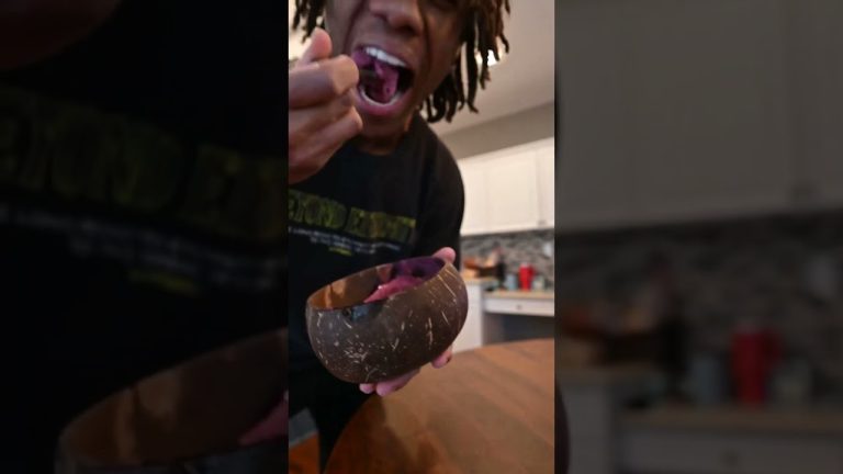 smoothie de blueberries