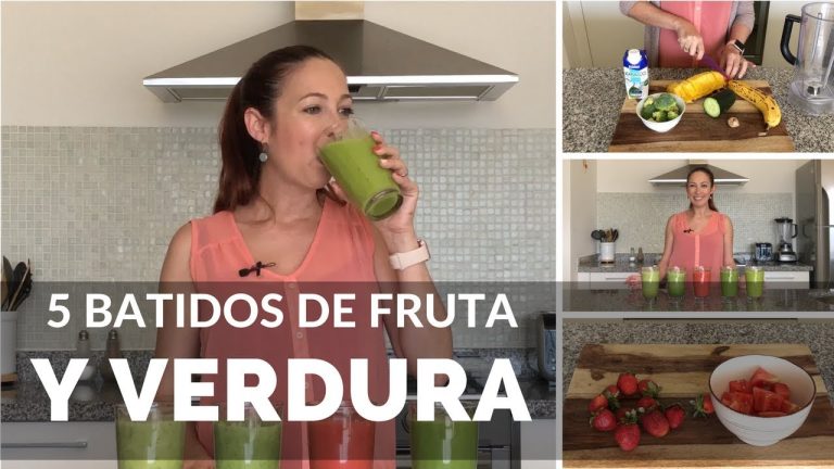 smoothie de fruta y verdura