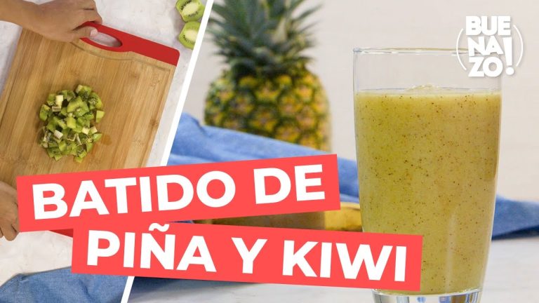 smoothie de kiwi y piña
