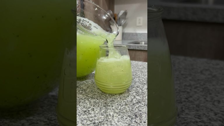 Receta de smoothie de pepino y limón: refrescante y saludable