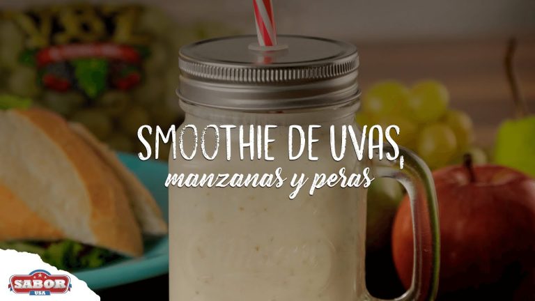 smoothie de uva morada