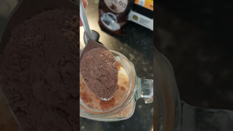 batido de chocolate espeso