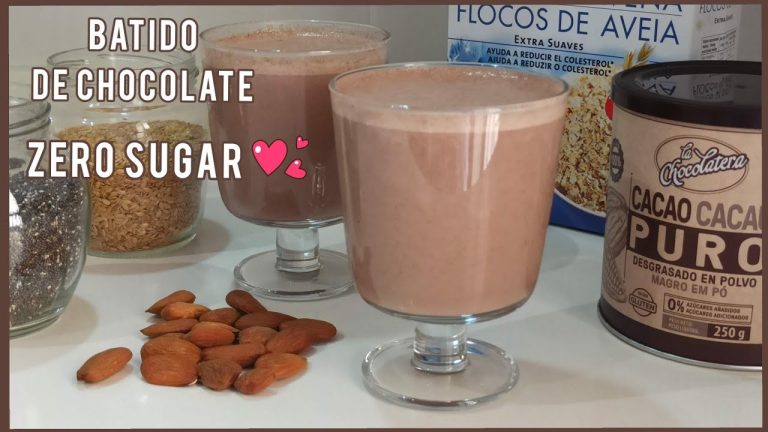 Delicioso batido de chocolate sin leche: receta fácil y saludable
