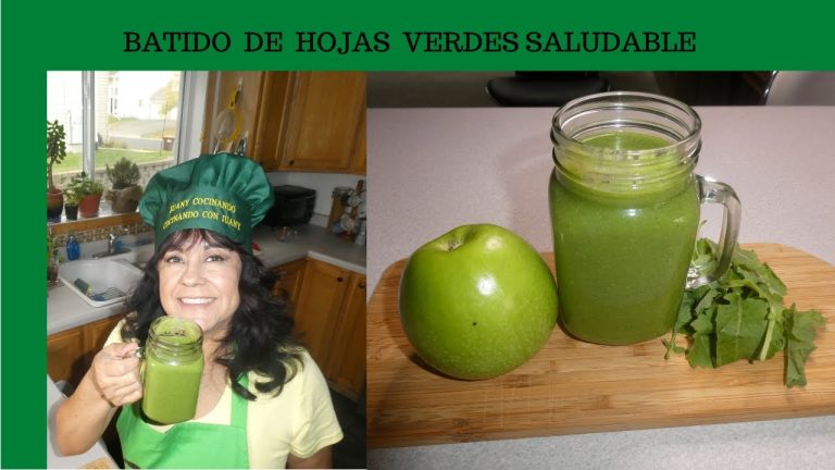 batido de hojas verdes