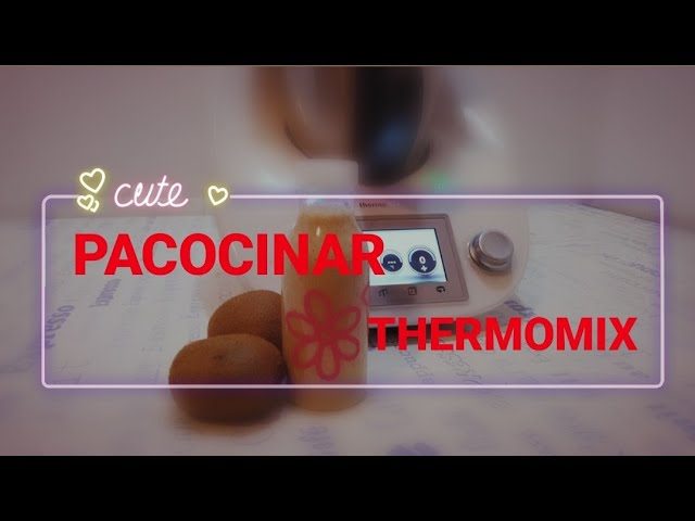 batido de kiwi en thermomix