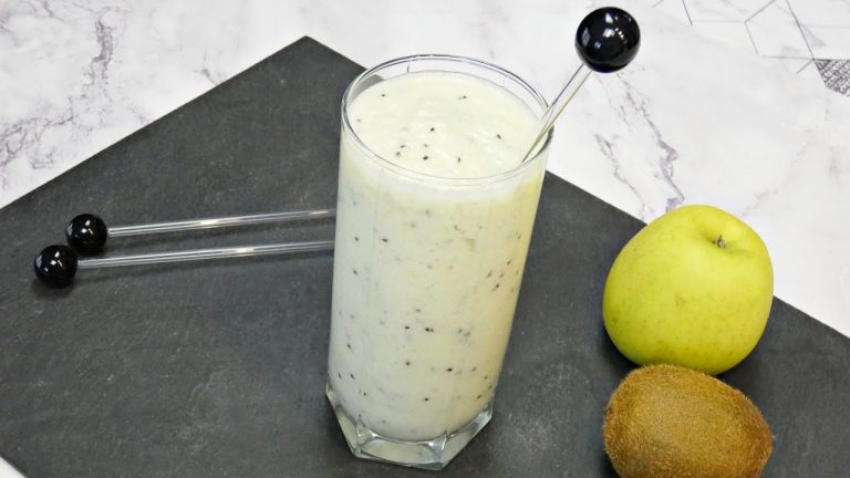 batido de kiwi y manzana