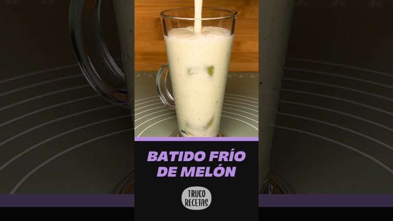 batido de melón sin yogur