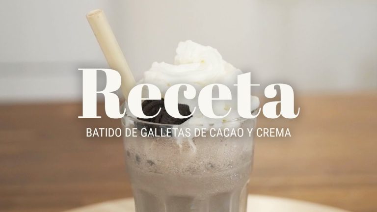 batido de oreo con helado de vainilla thermomix