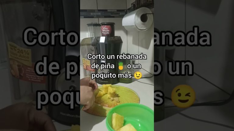 batido de piña apio y jengibre