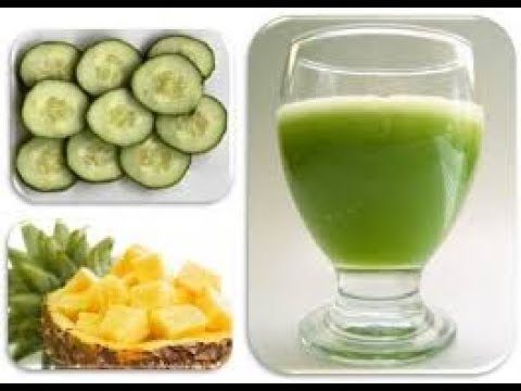 Batido de piña y pepino: receta para limpiar el colon de forma natural