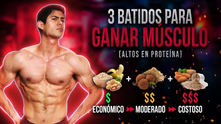 batido de proteína sin leche