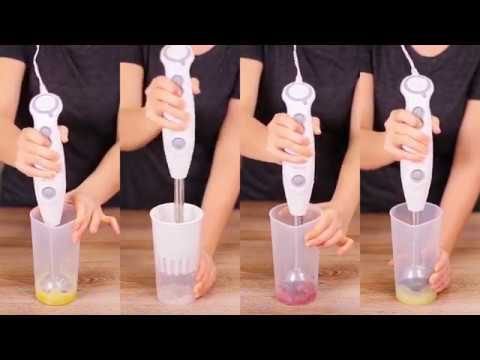 smoothie con batidora de mano