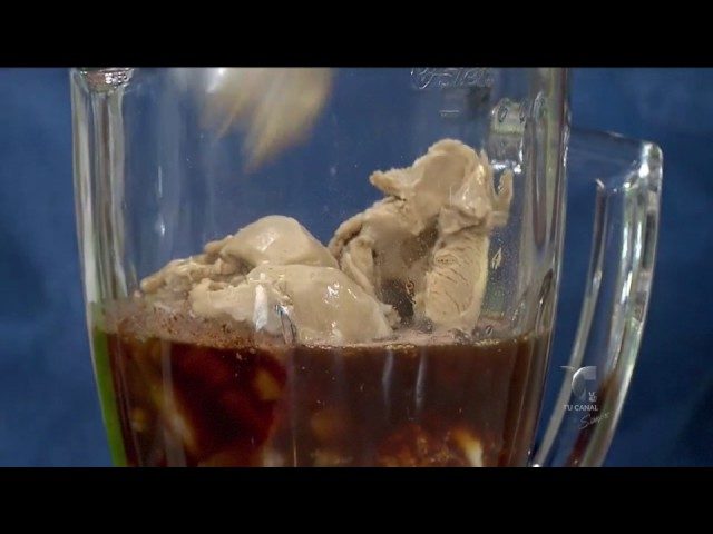 smoothie de café y chocolate