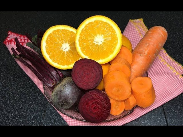 batido de betarraga zanahoria y naranja