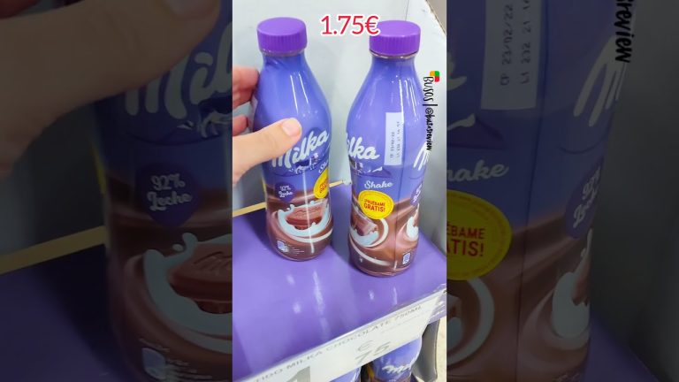 batido de chocolate milka