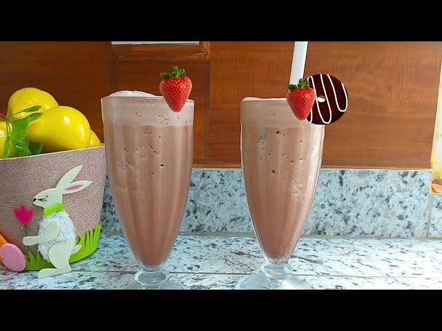 batido de chocolate sin helado