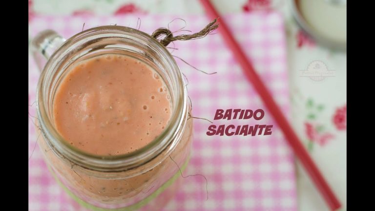 batido de fresa manzana y naranja