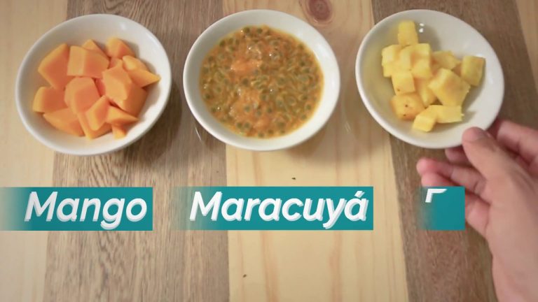 batido de frutos amarillos