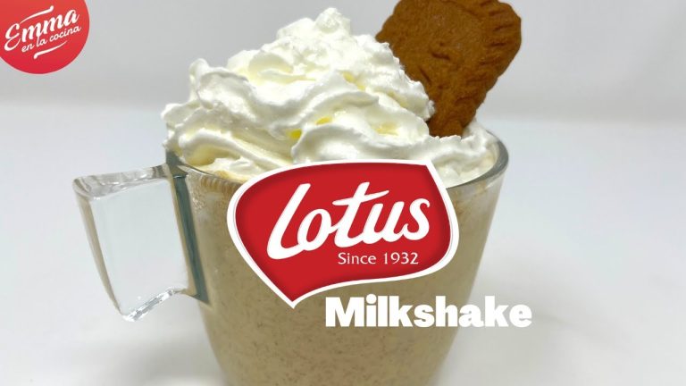 Receta fácil de batido de galletas Lotus: Delicioso y cremoso