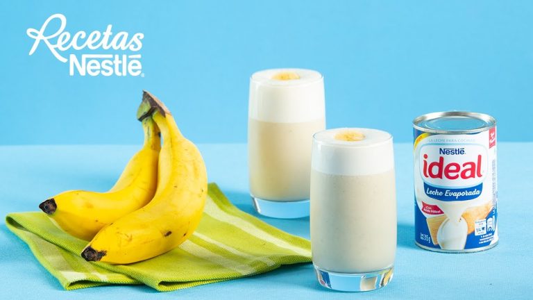 batido de guineo con leche