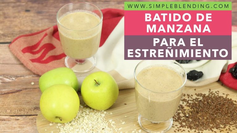 Batido de manzana para el estreñimiento: receta y beneficios