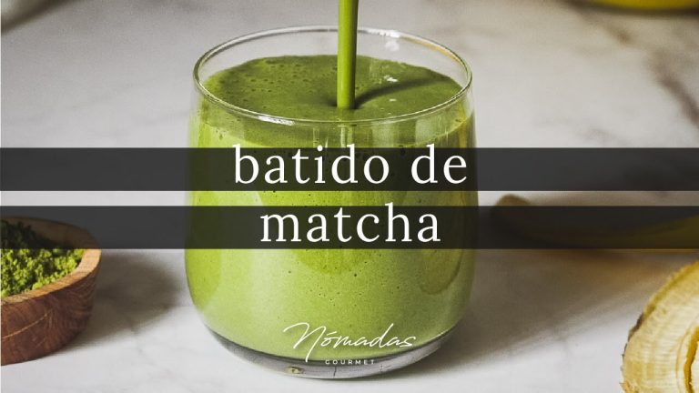 Receta de batido de matcha: Energía y sabor en cada sorbo