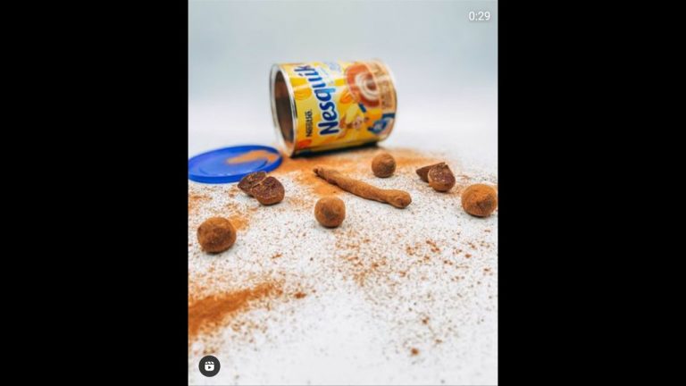 batido de nesquik y galletas