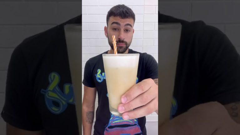 Receta fácil de batido de plátano para una persona
