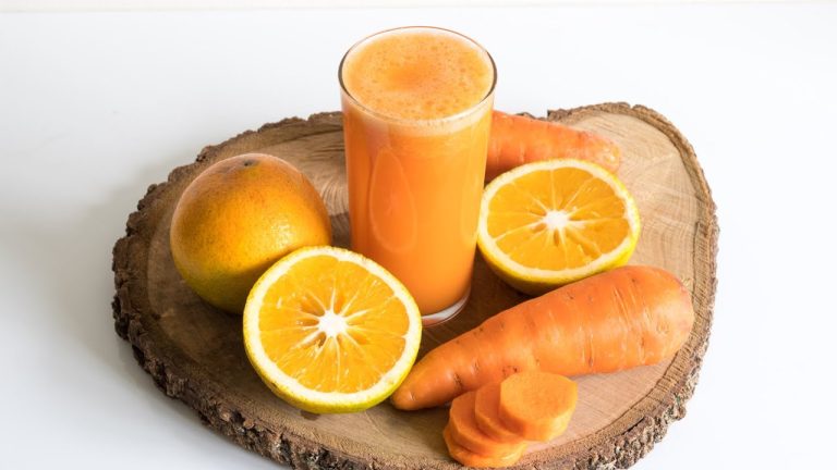 batido de zanahoria naranja y jengibre