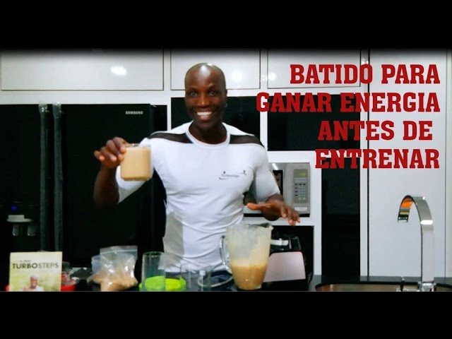 batido para dar energía antes de entrenar