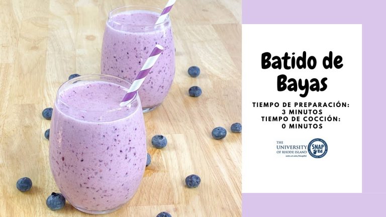 smoothie de bayas
