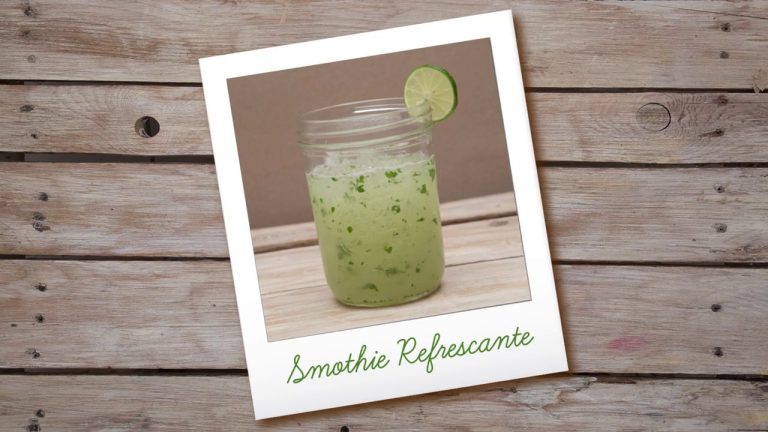 smoothie de hierbabuena