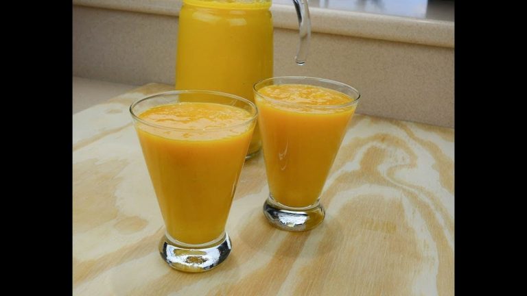 Receta fácil de smoothie de mango con agua: refrescante y saludable